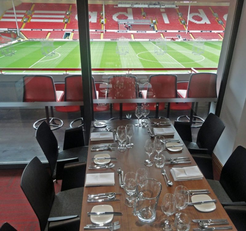 Private Box at Anfield Liverpool FC