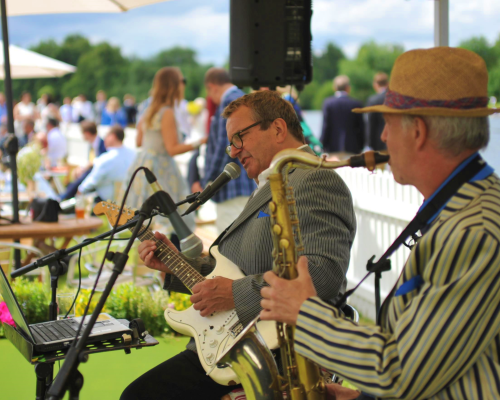 Henley Regatta Jazz Band. Riverside hospitality